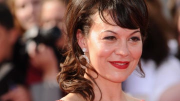 Helen McCrory, en la premiere de Harry Potter y Las Reliquias de la Muerte