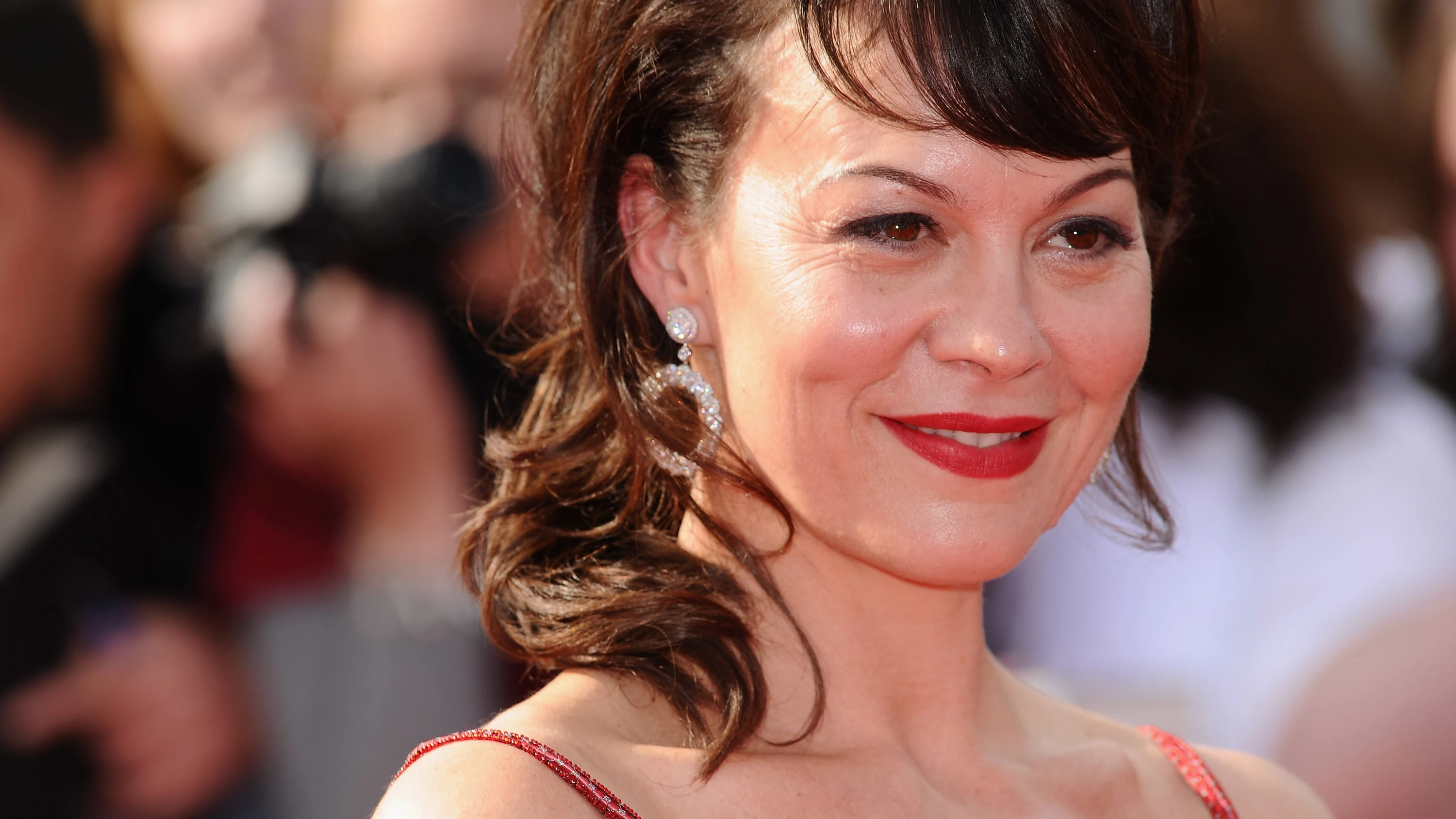 Helen McCrory, en la premiere de Harry Potter y Las Reliquias de la Muerte