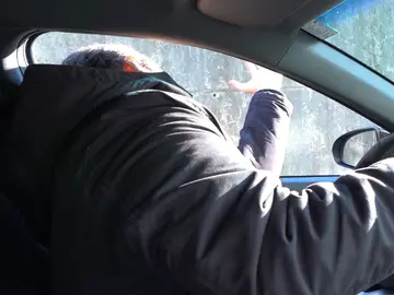 Conductor enfadado Conductor enfadado