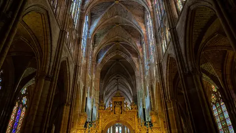 Bóveda de la Catedral de León Bóveda de la Catedral de León