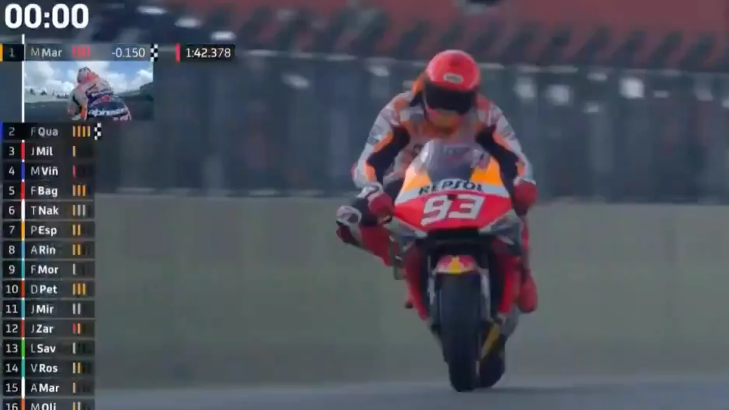 Marc Márquez en los libres 1 del GP de Portugal Marc Márquez en los libres 1 del GP de Portugal