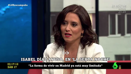 Ayuso en laSexta Noche Ayuso en laSexta Noche