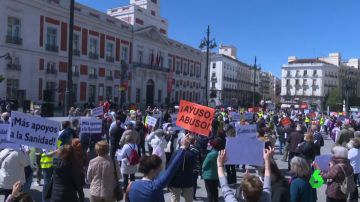 Protesta de la Marea Blanca en Madrid