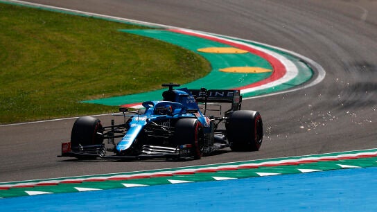 Fernando Alonso, en el GP de Emilia-Roma&ntilde;a