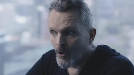 Miguel Bosé, durante su entrevista con Jordi Évole Miguel Bosé, durante su entrevista con Jordi Évole