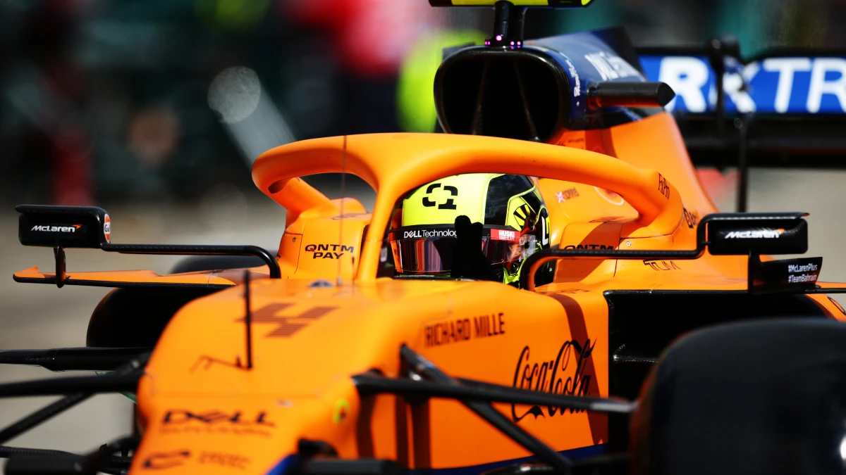 Lando Norris, en el McLaren