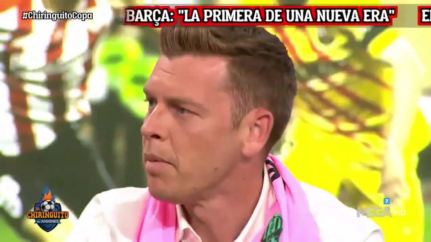El mensaje de Jota Jordi a la bancada del Real Madrid en 'El Chiringuito': "Me llega un olor a miedo..." El mensaje de Jota Jordi a la bancada del Real Madrid en 'El Chiringuito': "Me llega un olor a miedo..."