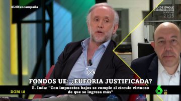 Eduardo Inda y Gonzalo Bernardos en laSexta Noche