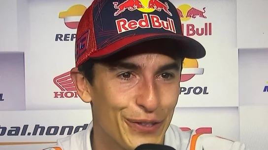 Marc Márquez, emocionadísimo Marc Márquez, emocionadísimo