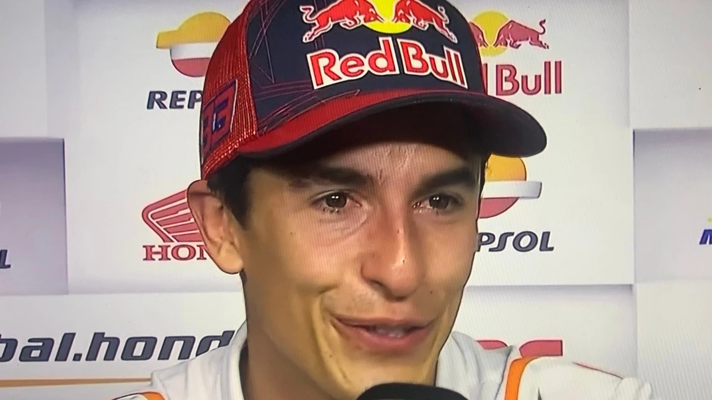 Marc Márquez, emocionadísimo Marc Márquez, emocionadísimo