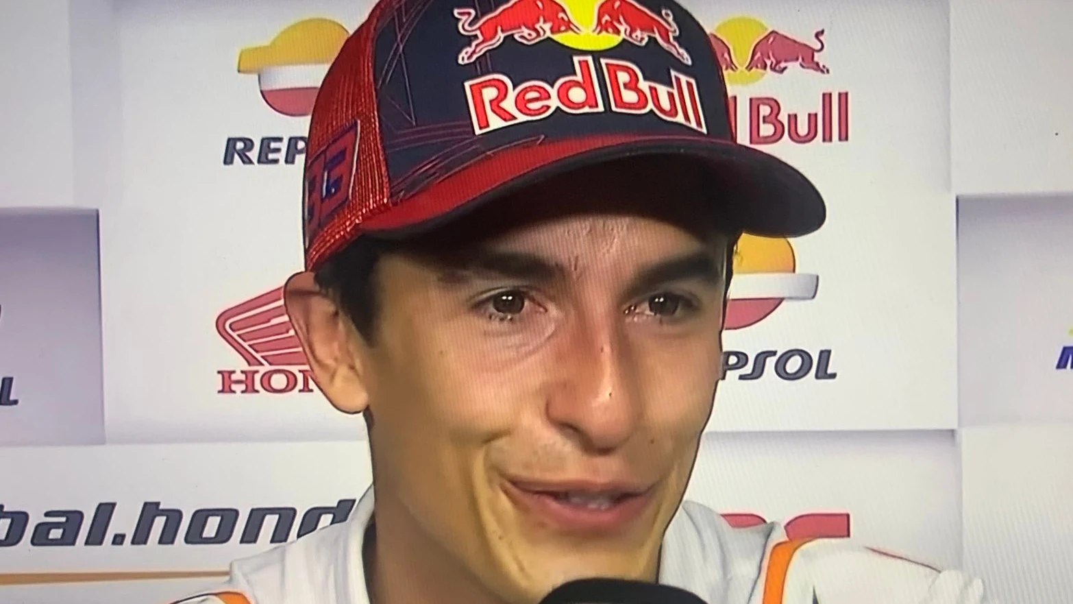 Marc Márquez, emocionadísimo