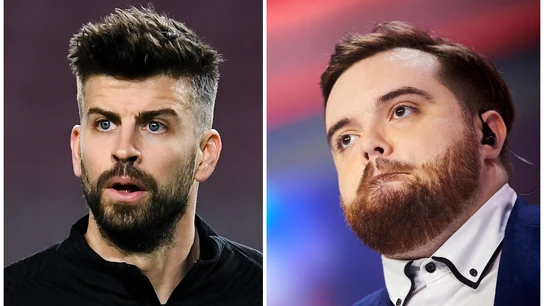 Piqué e Ibai Llanos Piqué e Ibai Llanos