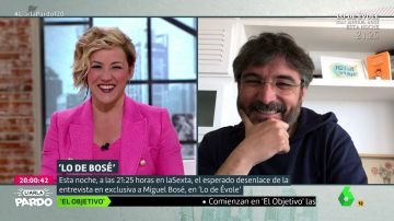 El divertido 'pique' entre Cristina Pardo y Jordi Évole: "¿Vas de fiesta?"