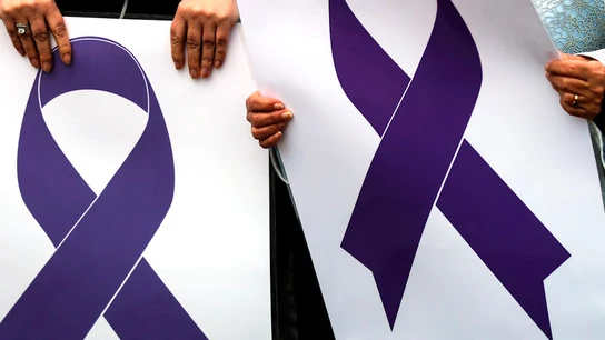 Manifestación en contra de la violencia machista (archivo) Manifestación en contra de la violencia machista