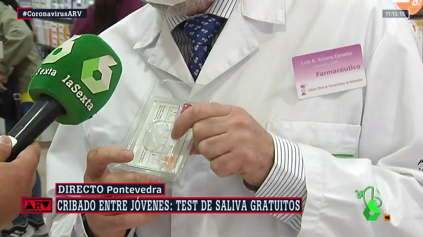 El test de saliva disponible en las farmacias de Galicia. test de saliva
