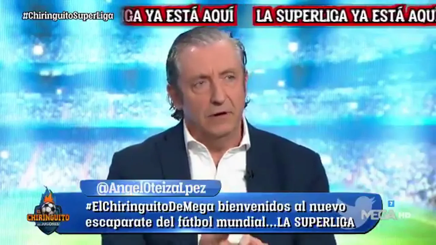 Pedrerol, tajante: "Tebas amenaza con echar a Barça, Madrid y Atleti de LaLiga.. a ver cómo la vende luego" Pedrerol, tajante: "Tebas amenaza con echar a Barça, Madrid y Atleti de LaLiga.. a ver cómo la vende luego"