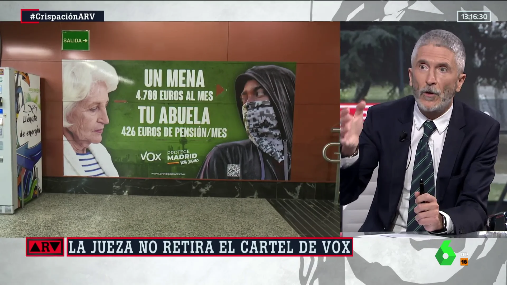 El ministro Marlaska llama a poner "límites" a los discursos "antidemocráticos" de Vox