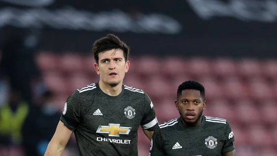 Harry Maguire y Fred Harry Maguire y Fred
