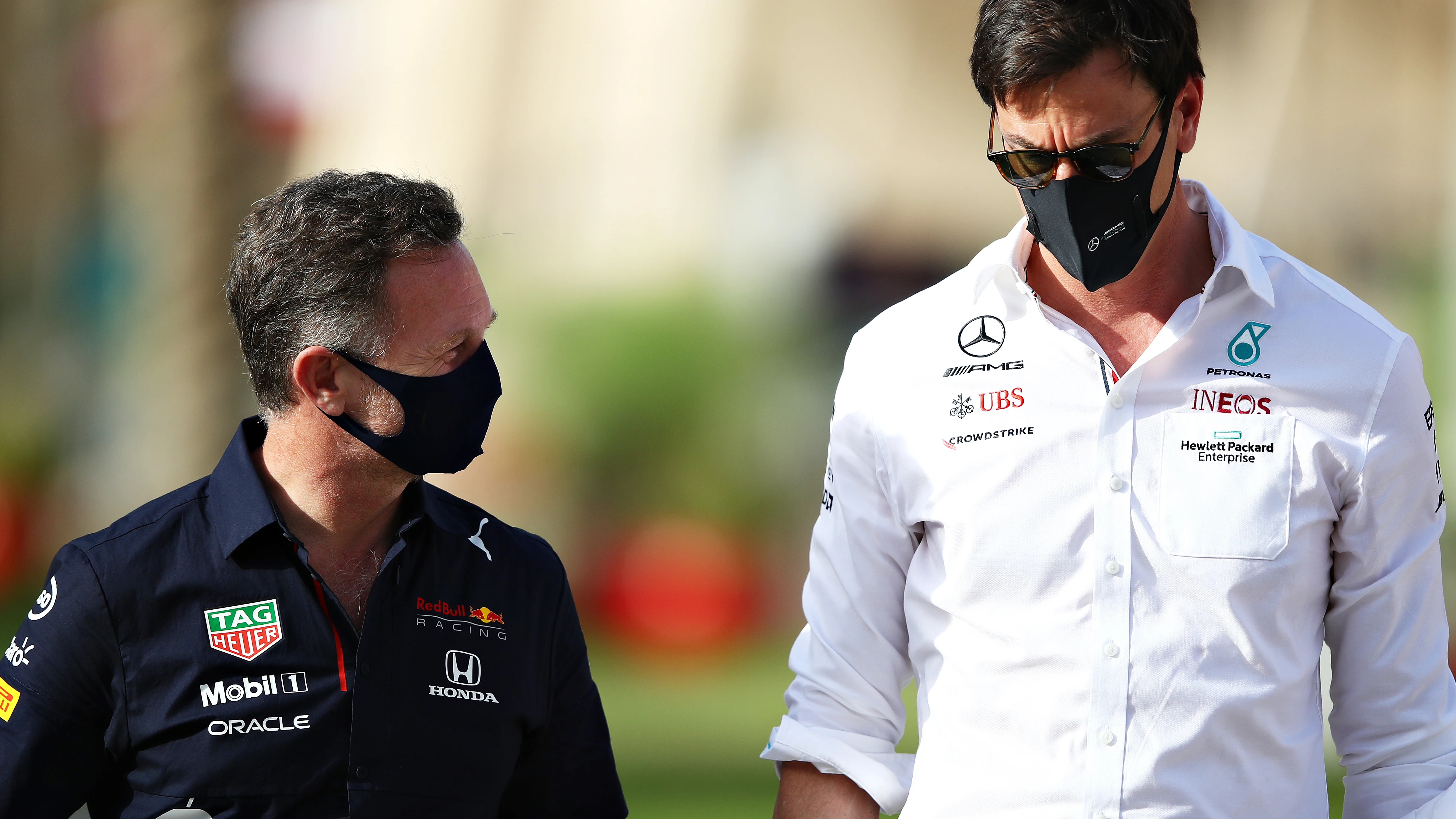 Christian Horner y Toto Wolff