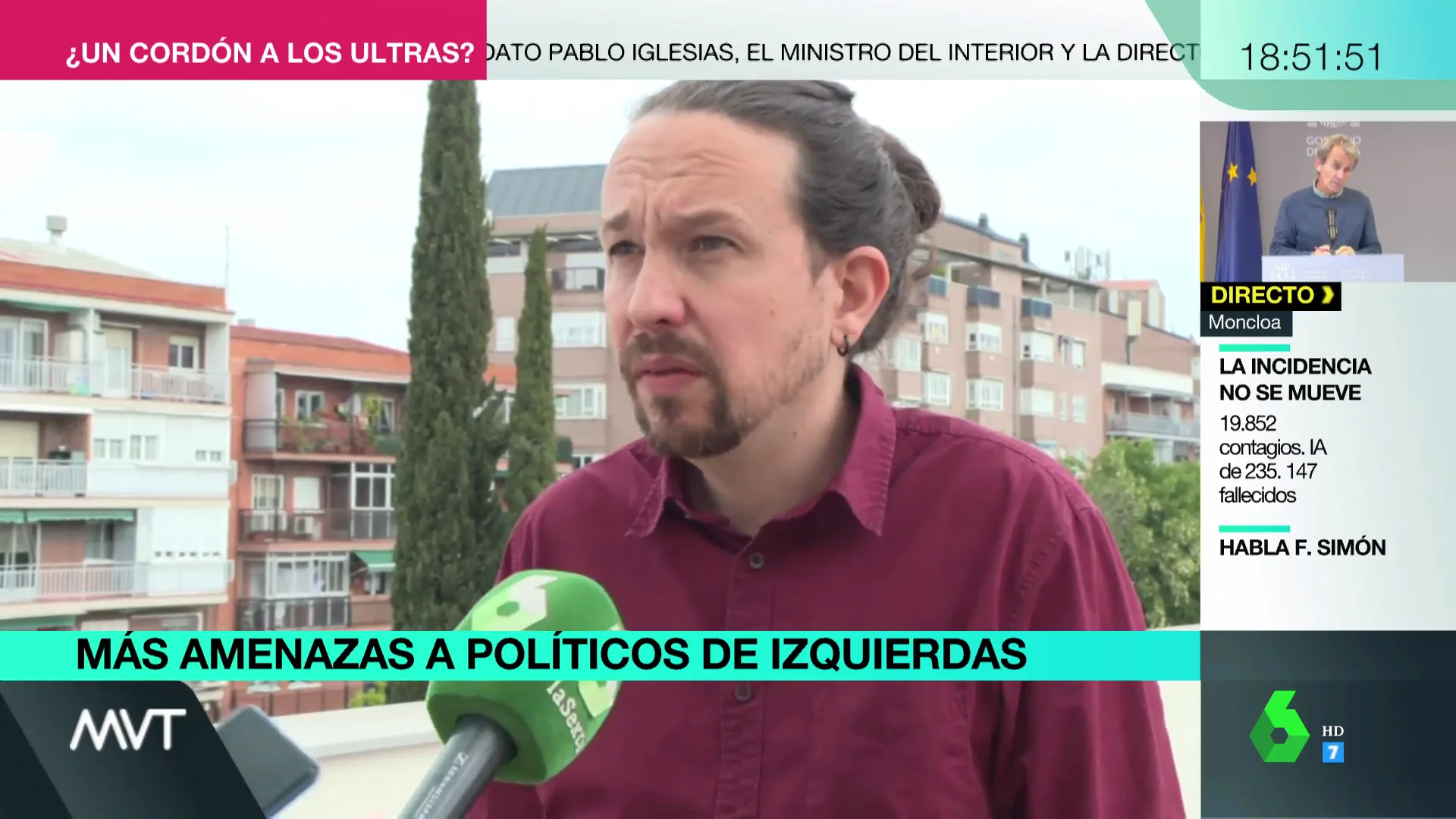 Pablo Iglesias amenazas