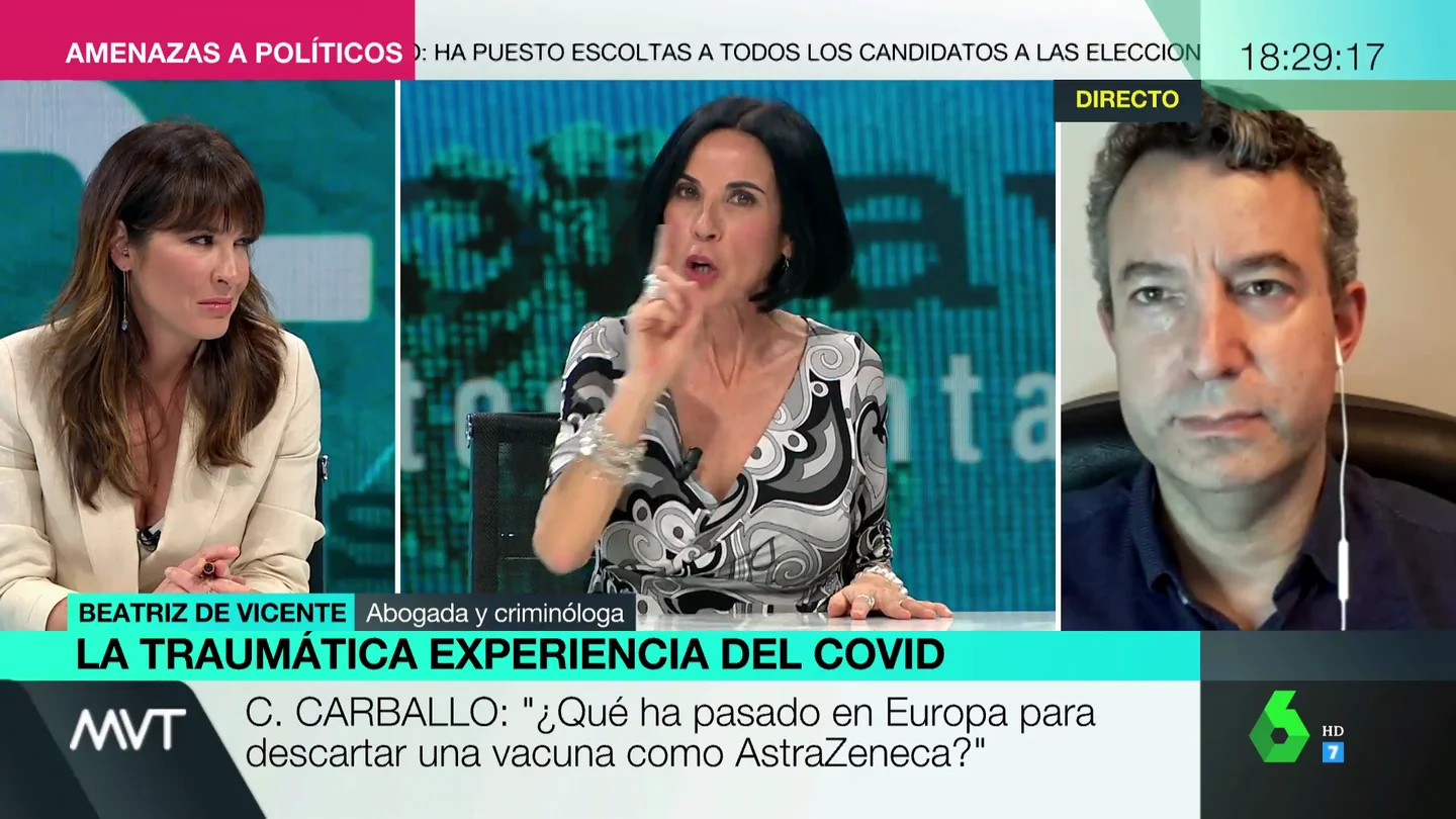 El tajante mensaje de Beatriz de Vicente a los negacionistas tras superar el coronavirus: "No lo sean con el prójimo, sería casi como cometer un delito" El tajante mensaje de Beatriz de Vicente a los negacionistas tras superar el coronavirus: "No lo sean con el prójimo, sería casi como cometer un delito"