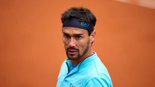 Fabio Fognini, en el Conde de Godó. Fabio Fognini, en el Conde de Godó.