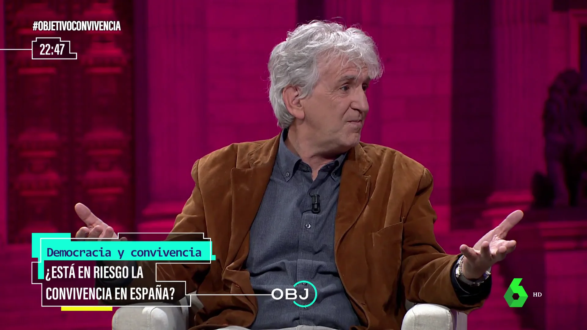 La reflexión de Arsuaga sobre "la sociedad del espectáculo": "Cuando se quiere un titular diario hay que elevar el tono"