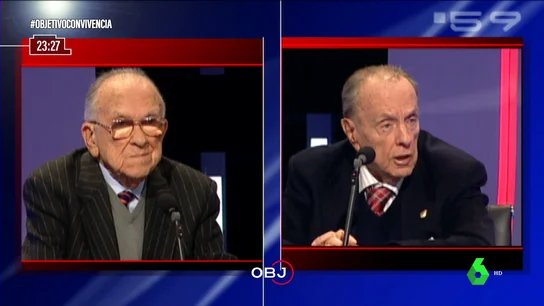 Así debatieron Fraga y Carrillo en 2008 sobre las víctimas republicanas, Paracuellos y el futuro de España Así debatieron Fraga y Carrillo en 2008 sobre las víctimas republicanas, Paracuellos y el futuro de España