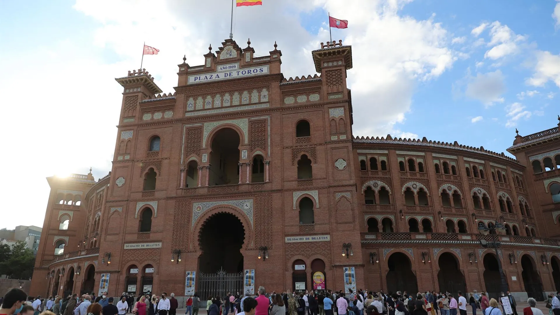 Foto de archivo de la Plaza de Toros de Las Ventas en Madrid