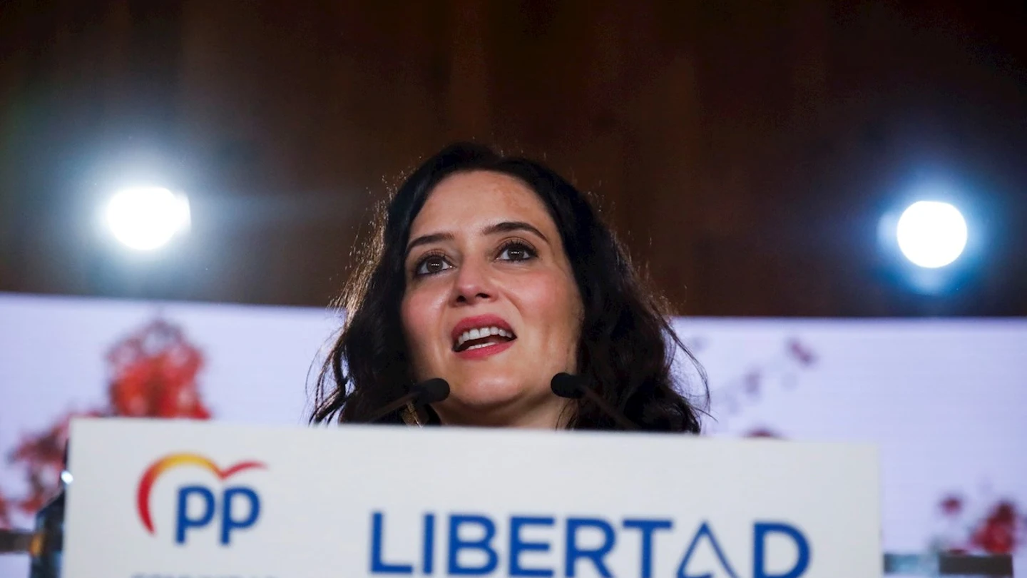 La presidenta de la Comunidad de Madrid y candidata a la reelección, Isabel Díaz Ayuso La presidenta de la Comunidad de Madrid y candidata a la reelección, Isabel Díaz Ayuso