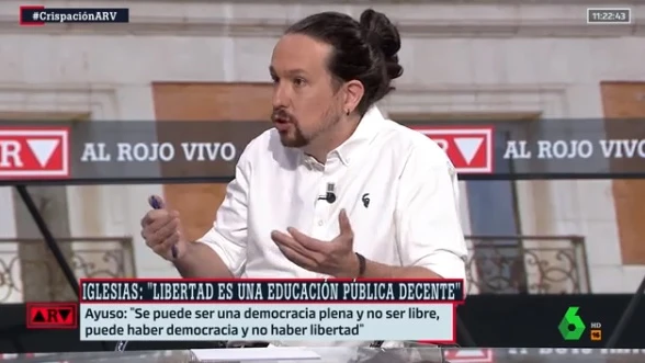 Pablo Iglesias, en ARV