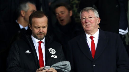 Ed Woodward y Sir Alex Ferguson