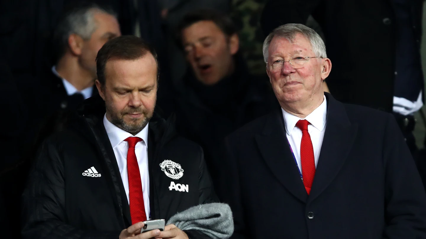 Ed Woodward y Sir Alex Ferguson Ed Woodward y Sir Alex Ferguson