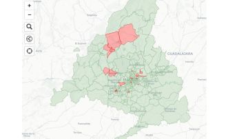 Mapa de las zonas confinadas en Madrid