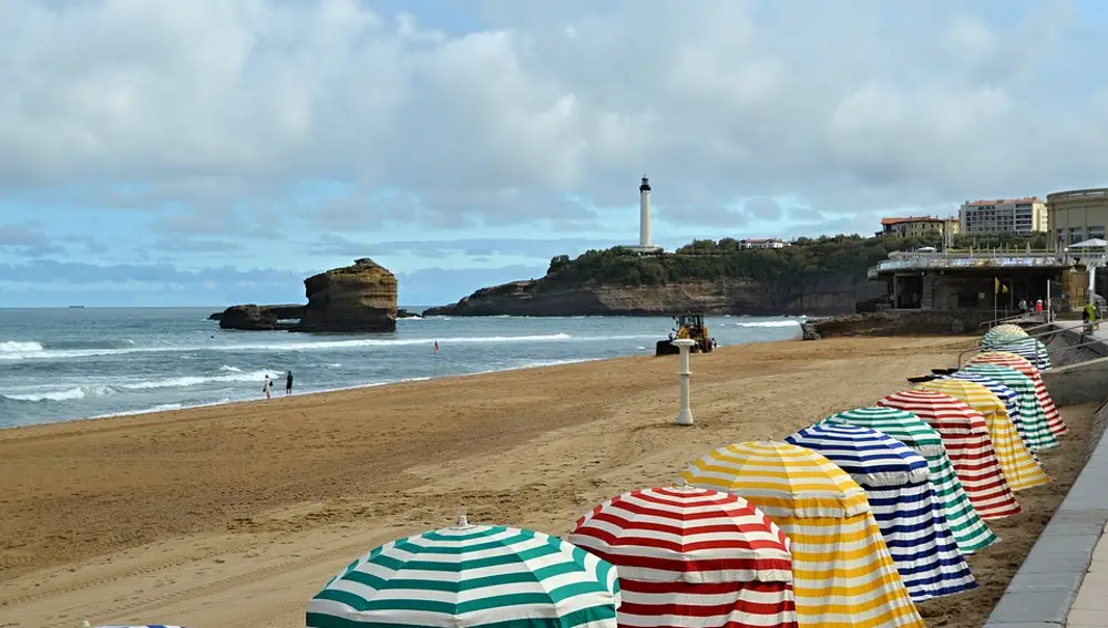 Playas en Biarritz