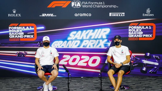 Russell y Bottas Russell y Bottas