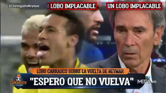 Lobo Carrasco: "Espero que Neymar no venga al Barça" Lobo Carrasco: "Espero que Neymar no venga al Barça"