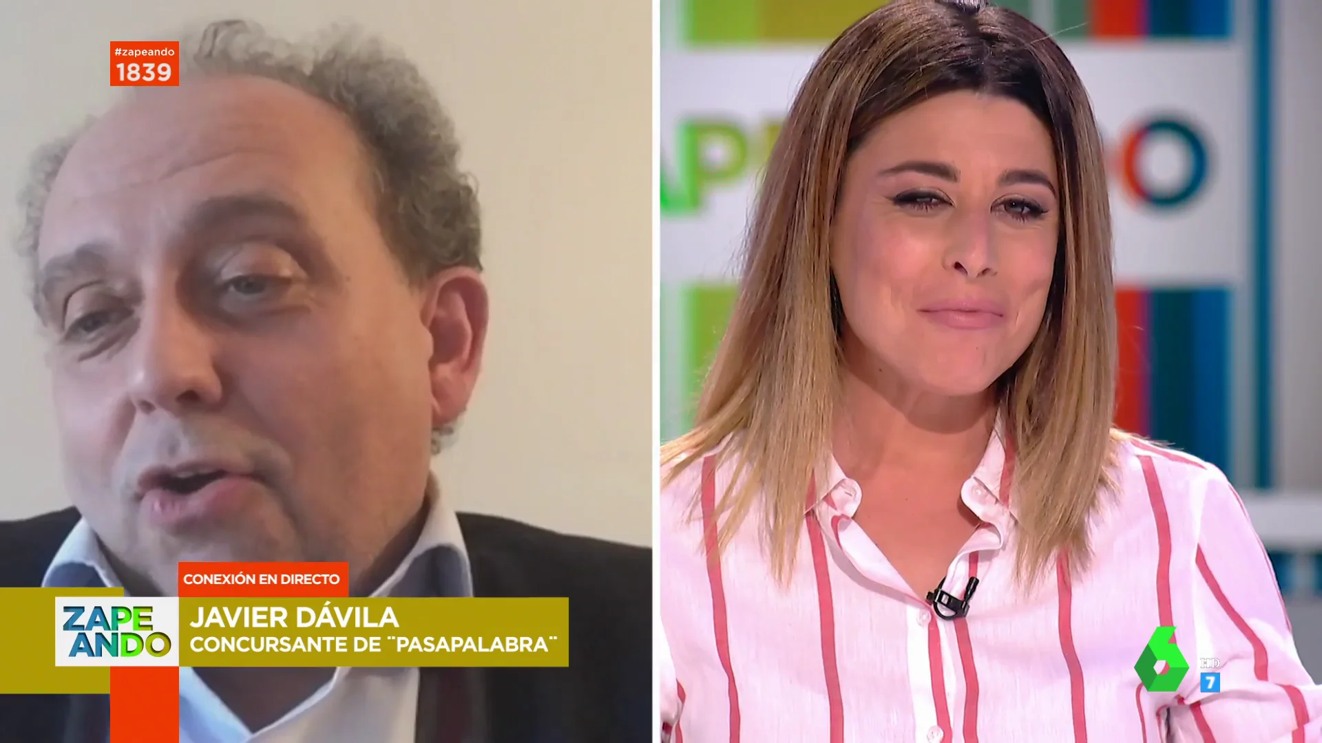 El concursante de Pasapalabra Javier Dávila se atreve a cantar 'Una vaca lechera' en latín en pleno directo de Zapeando