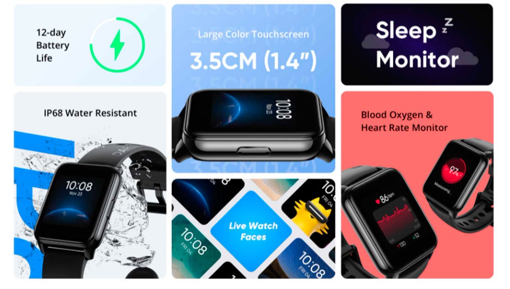 Características del Realme Watch 2
