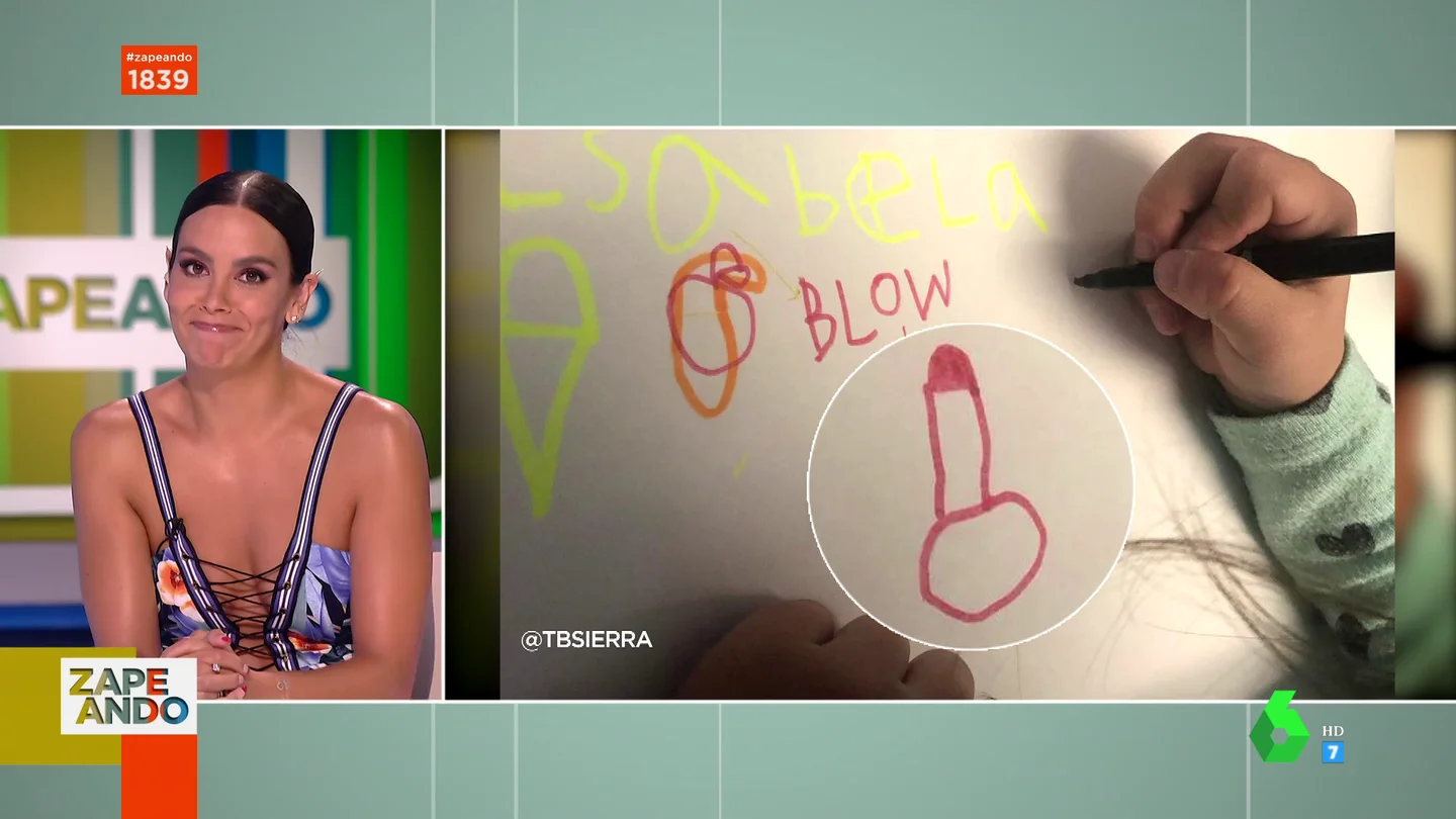 El "peculiar" dibujo de un silbato de un niño en plena clase por videollamada El "peculiar" dibujo de un silbato de un niño en plena clase por videollamada