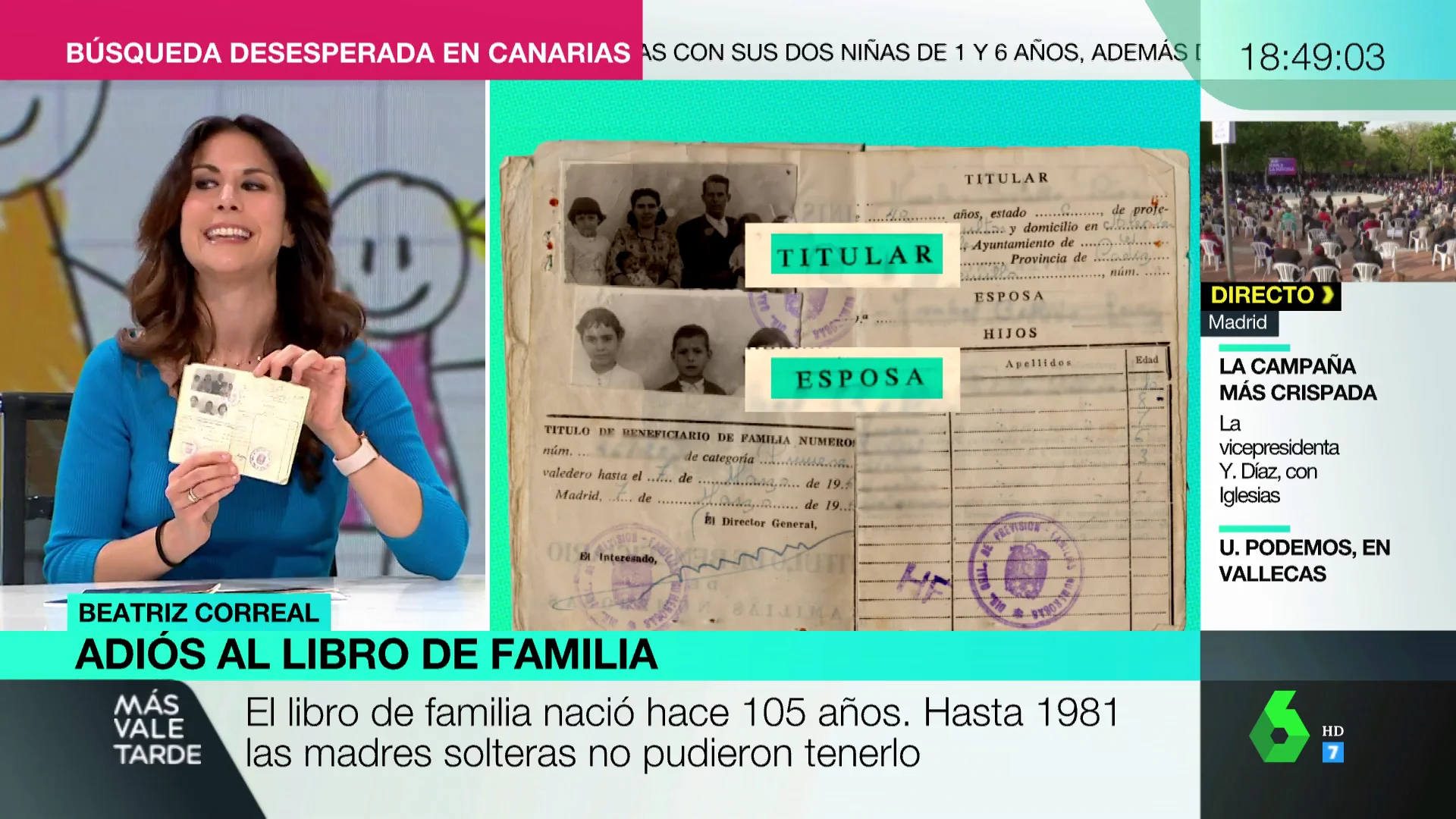 El libro de familia, el árbol genealógico de nuestra sociedad: así ha ido cambiando con los avances en la igualdad El libro de familia, el árbol genealógico de nuestra sociedad: así ha ido cambiando con los avances en la igualdad