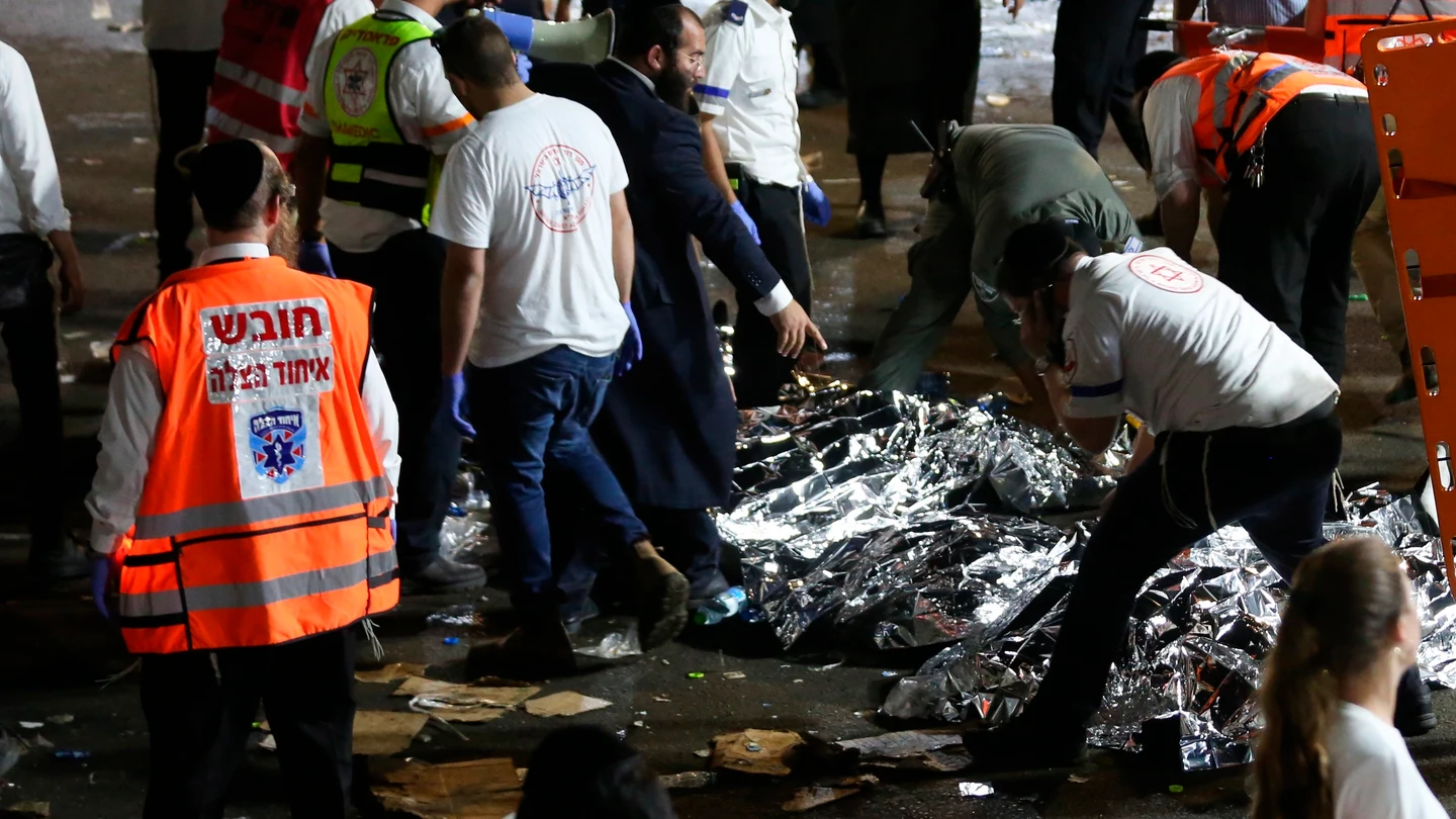 Al menos 44 muertos en una estampida durante una fiesta religiosa en Israel Al menos 44 muertos en una estampida durante una fiesta religiosa en Israel