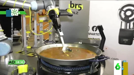 Paella creada por un robot Paella creada por un robot