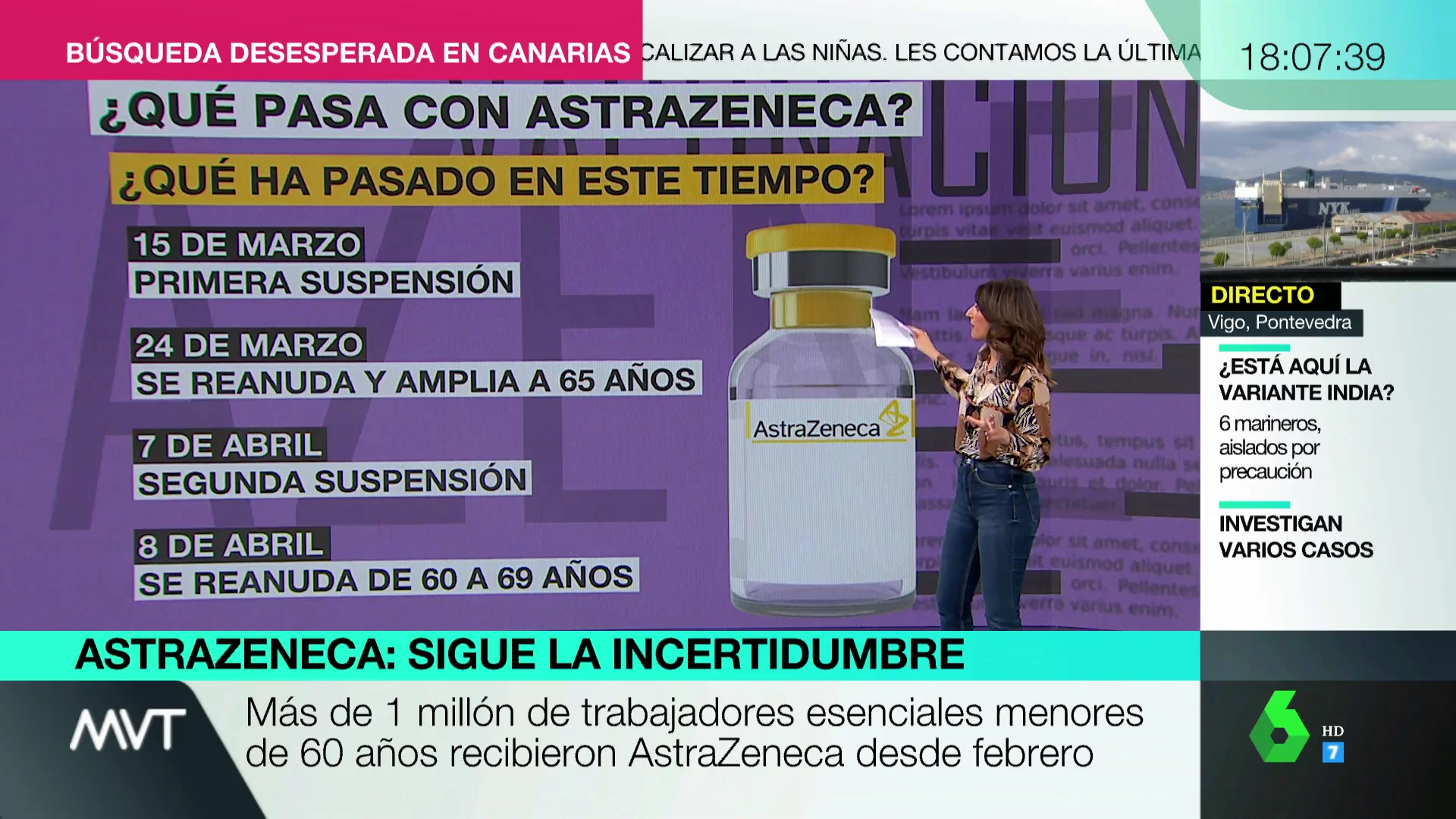 ¿Qué pasa con la vacuna de AstraZeneca? 