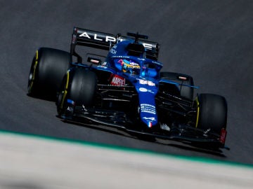 Fernando Alonso, en Portugal