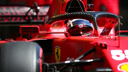 Carlos Sainz, en el Ferrari Carlos Sainz, en el Ferrari
