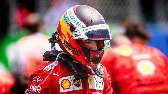 Carlos Sainz, cabizbajo Carlos Sainz, cabizbajo
