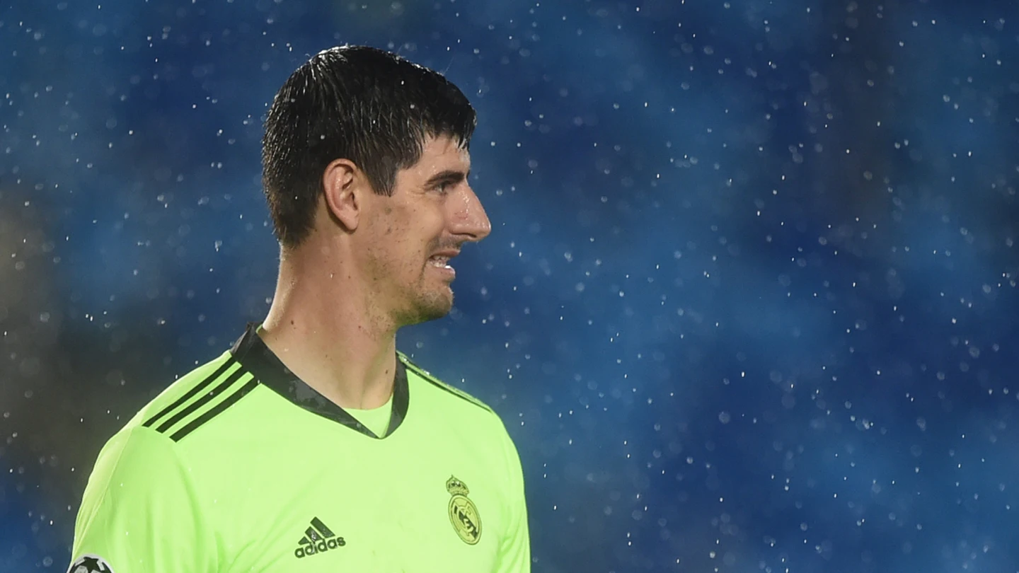 Courtois, con el Real Madrid Courtois, con el Real Madrid