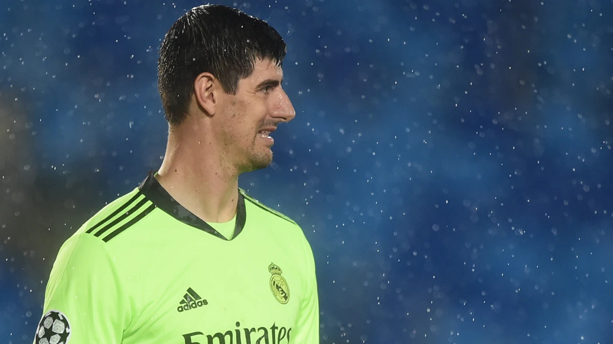 Courtois, con el Real Madrid