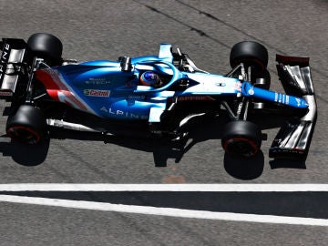 Fernando Alonso, con el Alpine